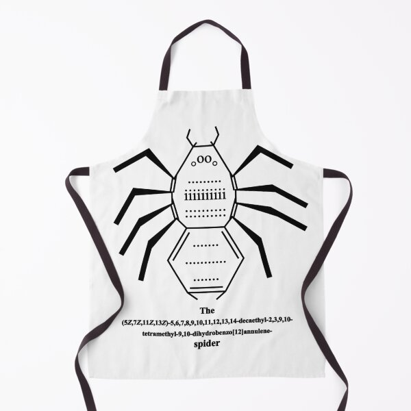 Item preview, Spider – IUPAC Nomenclature – Nerd – black designed and sold by Marcel Wirth.