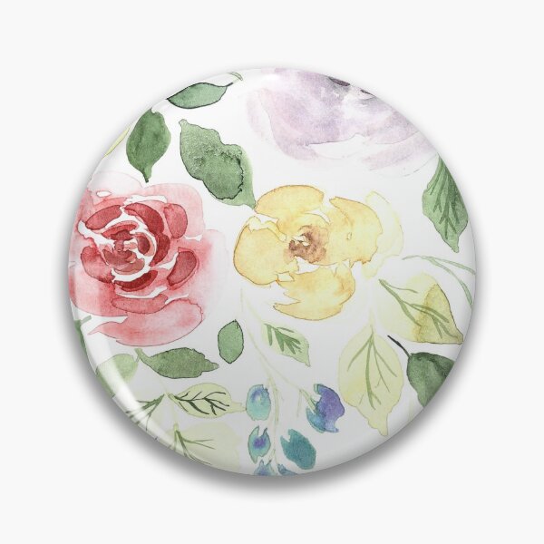 Item preview, Happy Light Florals  designed and sold by SARA BURKE.