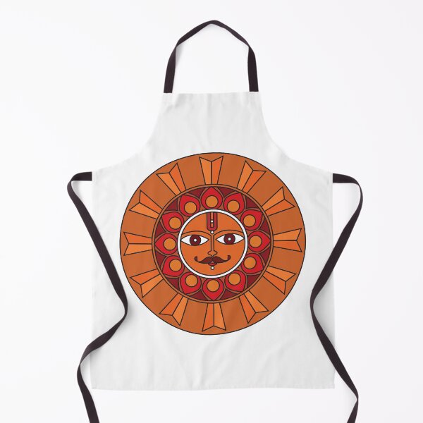Item preview, Madhubani Painting of a Sun, Indian Folk Painting designed and sold by Gurunath Bhadekar.
