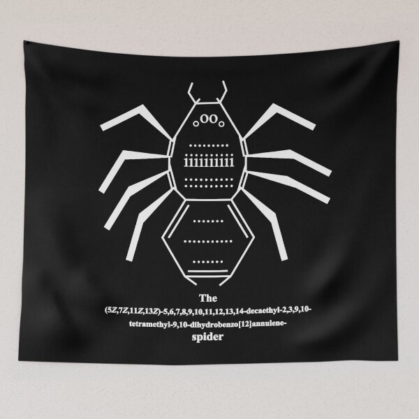 Item preview, Spider – IUPAC Nomenclature – Nerd – white designed and sold by Marcel Wirth.