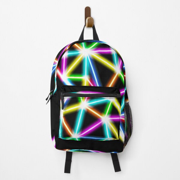 Item preview, Rainbow heart icon colorful polygon on neon sign. designed and sold by Apostrophe8.