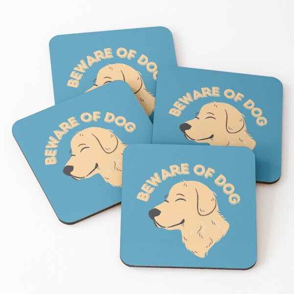Item preview, Beware of dog - Golden Retriever  designed and sold by thelastavo.