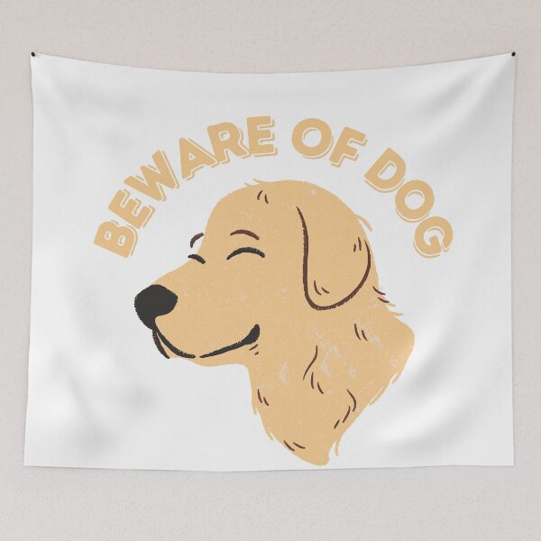 Item preview, Beware of dog - Golden Retriever  designed and sold by thelastavo.