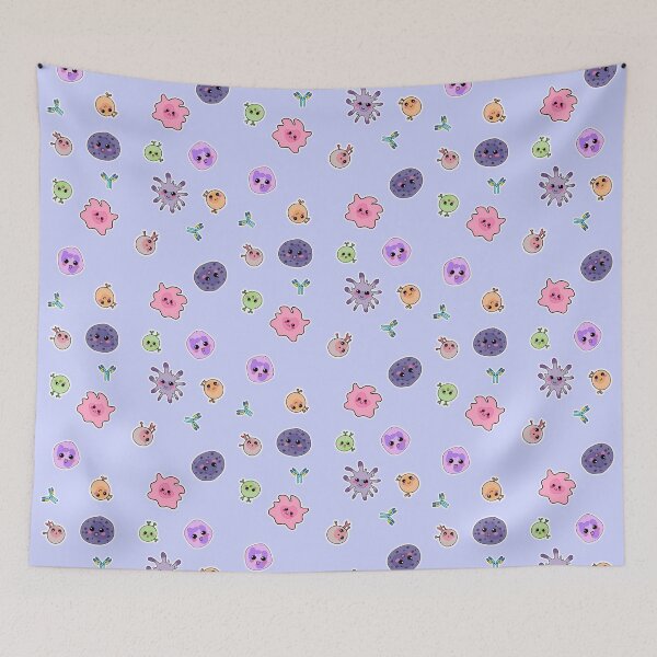 Item preview, Immunology Pretty Blue 2021 designed and sold by BonitaAcademia.