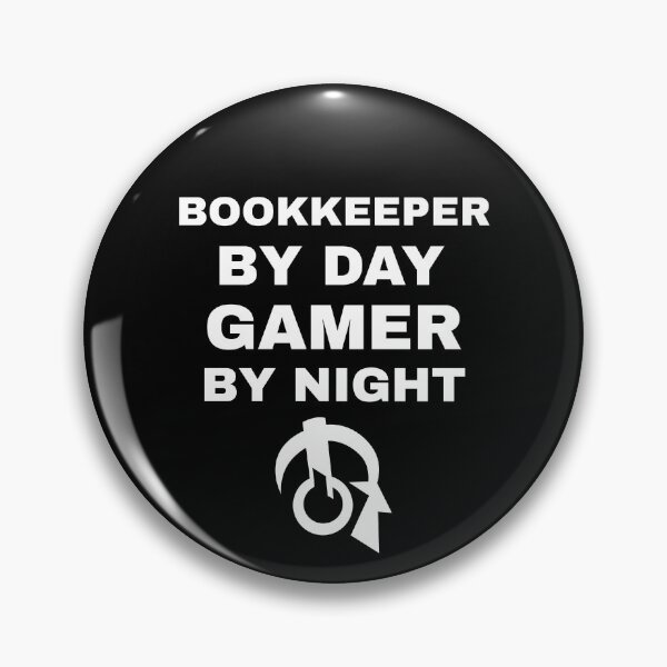 Item preview, Bookkeeper By Day Gamer By Night designed and sold by Superhero Gear.