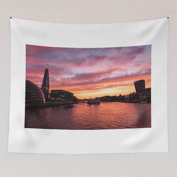 Item preview, Glowing River Thames in summer designed and sold by TinyOwlsFoto.