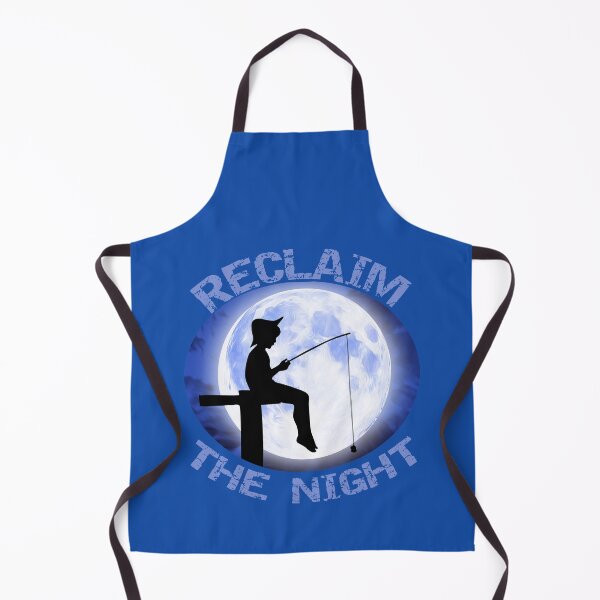 Item preview, Reclaim The Night Boy Fishing on the Dock During the Full Moon 2 designed and sold by KeysTreasures.