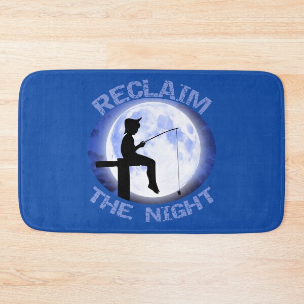 Item preview, Reclaim The Night Boy Fishing on the Dock During the Full Moon 2 designed and sold by KeysTreasures.