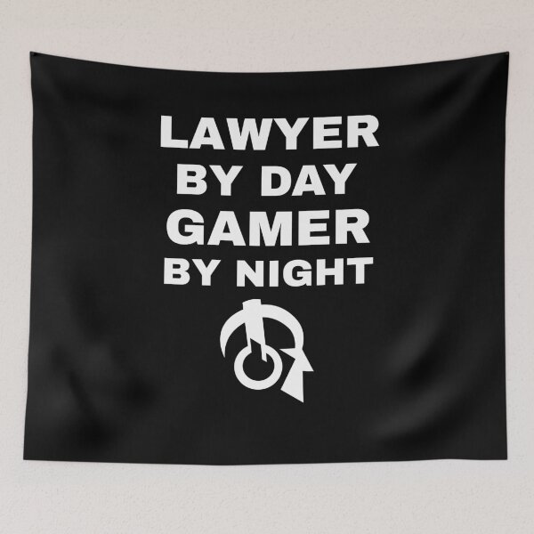 Item preview, Lawyer By Day Gamer By Night designed and sold by Superhero Gear.