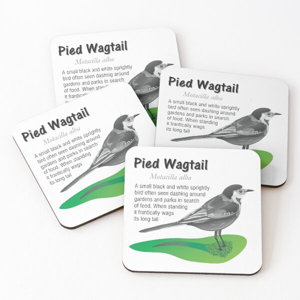 Item preview, Pied Wagtail Garden Bird designed and sold by BijouArt.