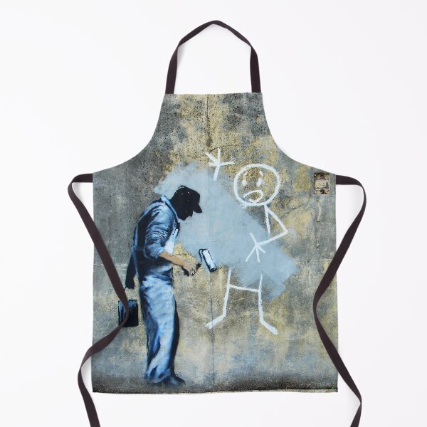 Item preview, Banksy Stickman Overpainted designed and sold by WE-ARE-BANKSY.