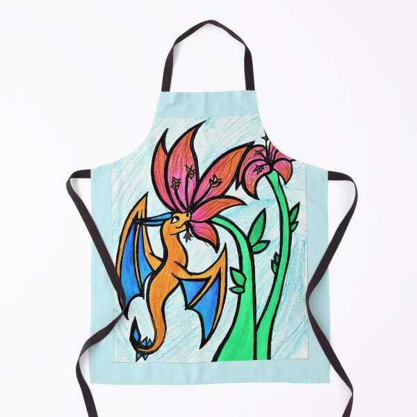 Item preview, Dragon Eating Flowers designed and sold by gwillathedragon.