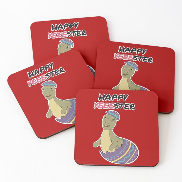 Item preview, Happy Yeester - Easter Egg Dinosaur (Red) designed and sold by Diamantina-ai.