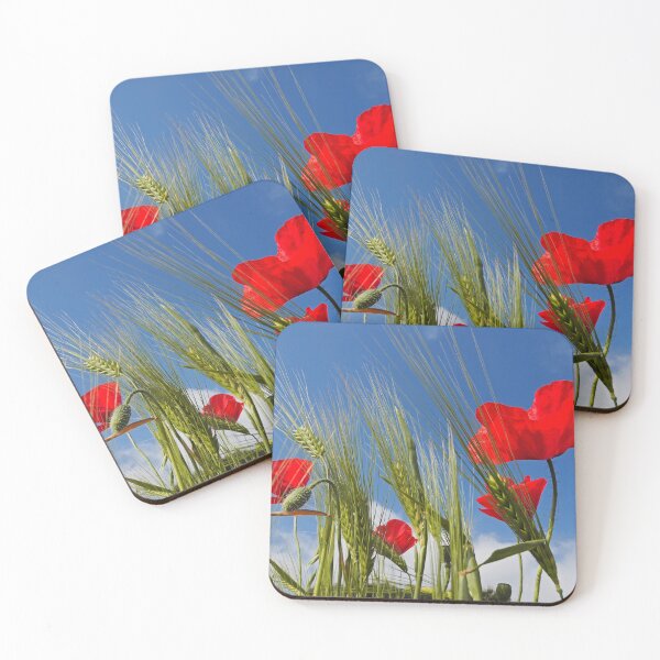 Item preview, Red Wild Poppy and Green Spike designed and sold by Schuva.