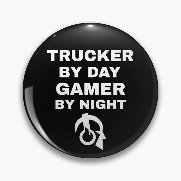 Item preview, Trucker By Day Gamer By Night designed and sold by Superhero Gear.