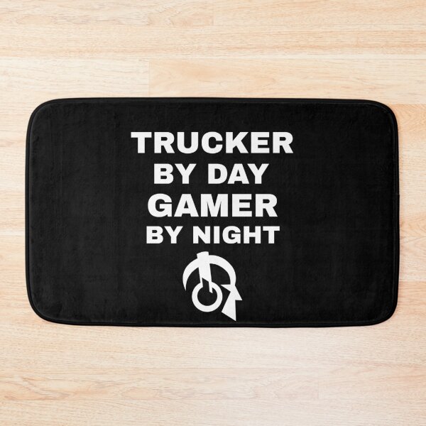 Item preview, Trucker By Day Gamer By Night designed and sold by Superhero Gear.