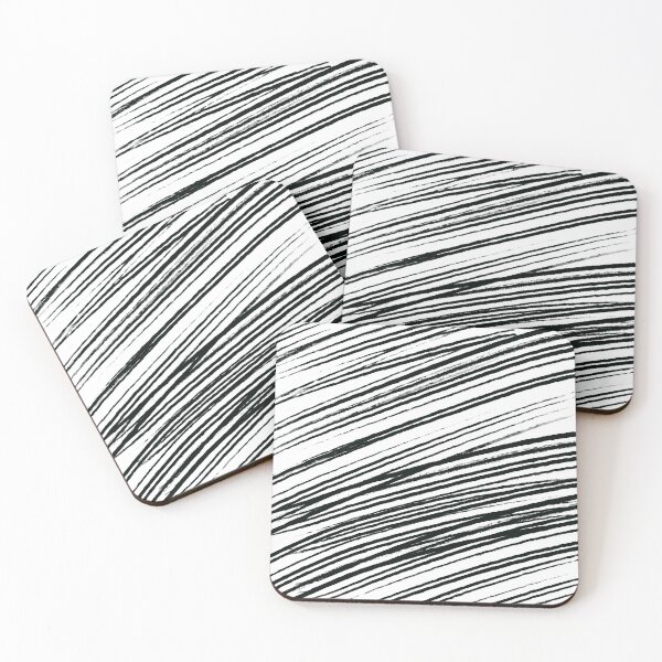 Item preview, Abstract Stripes Pattern (black/white) designed and sold by Design Minds Boutique.