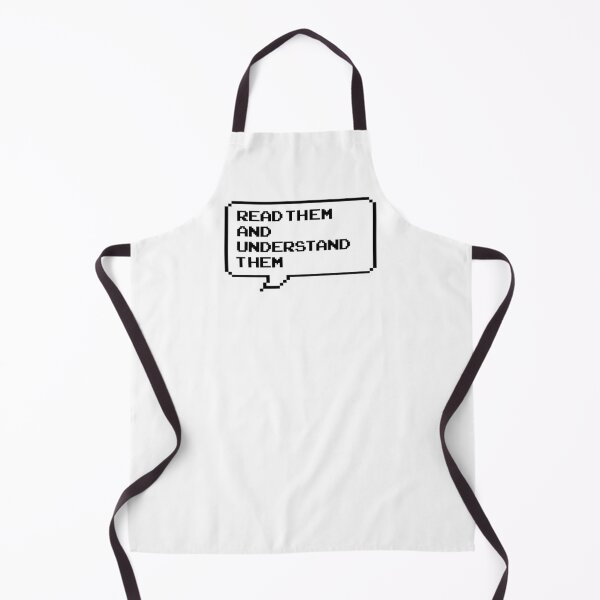 Item preview, Read them and understand them Classic retro arcade style Black and White speech bubble (bright white mode) designed and sold by Deegital18.