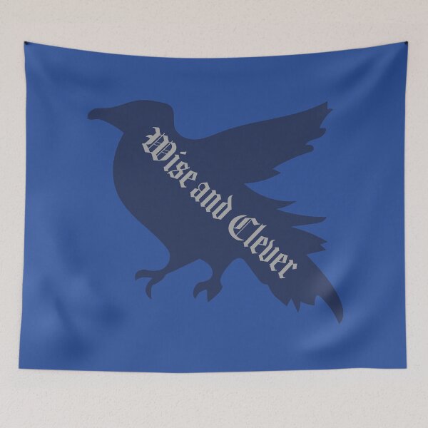 Item preview, Wise and Clever Blue Raven designed and sold by Neptune-Design.