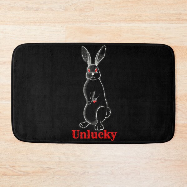 Item preview, Unlucky Rabbit - White Linework designed and sold by Diamantina-ai.