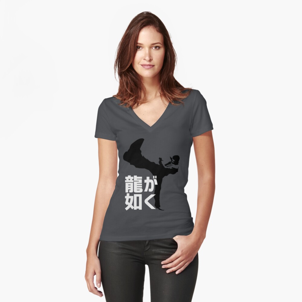 Item preview, Fitted V-Neck T-Shirt designed and sold by Deekman.
