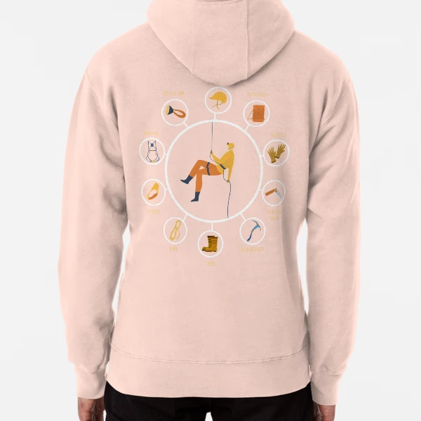 Caving Equipment Cave Caving Spelunker Pullover Hoodie by mooon85 Redbubble