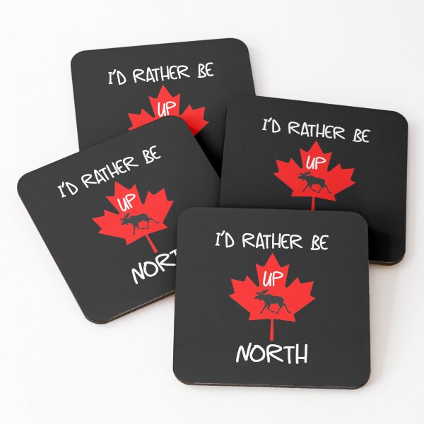 Item preview, I’d Rather Be Up North! (on Black) designed and sold by PawsitiveMum.