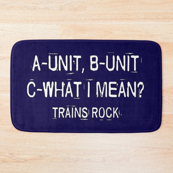 Item preview, Trains Rock Model Railroading and Railways Funny Design Statement designed and sold by UrTops.