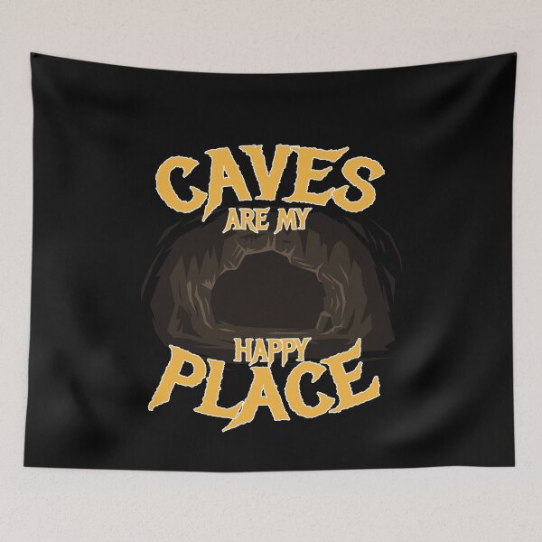 Item preview, Caves Are My Happy Place Cave Spelunker designed and sold by MooonTees.