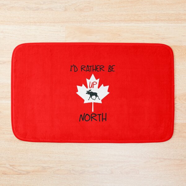 Item preview, I’d Rather Be Up North! (on Red) designed and sold by PawsitiveMum.