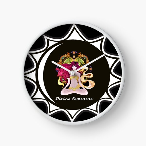 The Divine Feminine Energy Mandala Clock