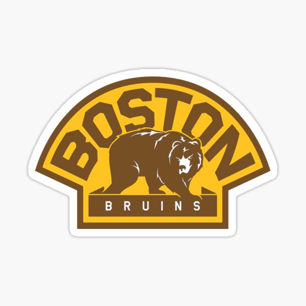 Boston Bruins Bear Patch Sticker