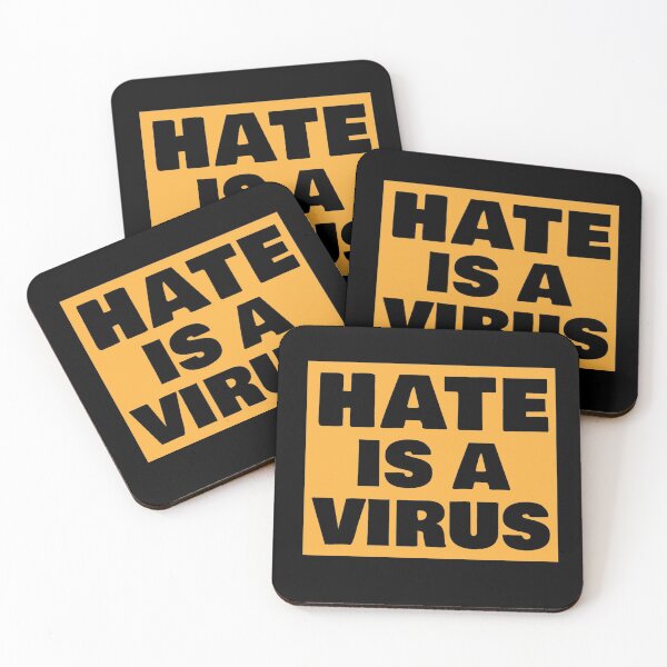 Item preview, Hate Is A Virus designed and sold by IntegrityDesign.
