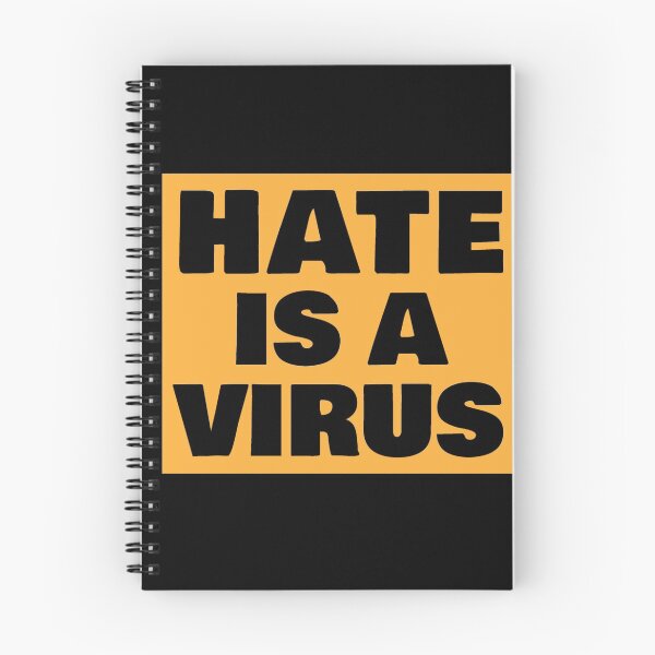 Item preview, Hate Is A Virus designed and sold by IntegrityDesign.