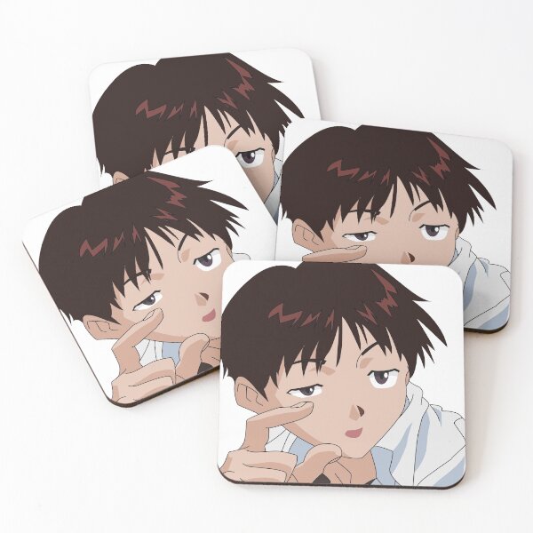 Item preview, Shinji evangelion meme designed and sold by Migi-Desu.