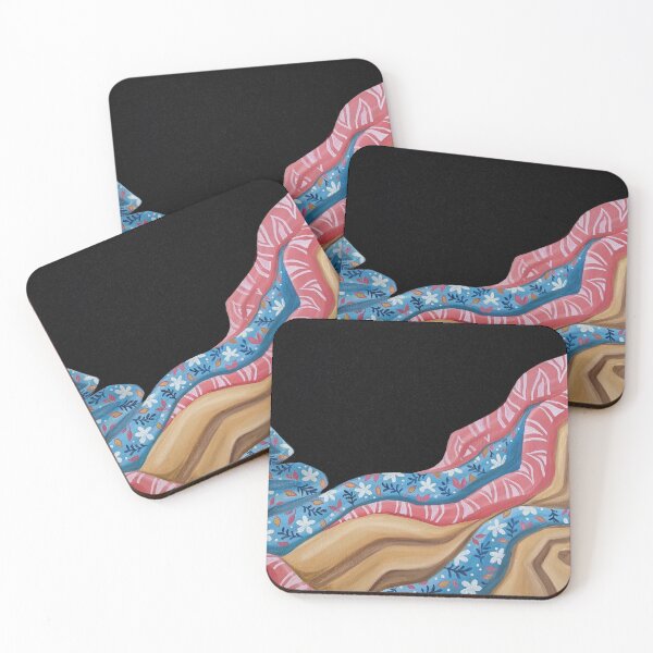 Item preview, Patterned fabric table designed and sold by Mallory Bernard.