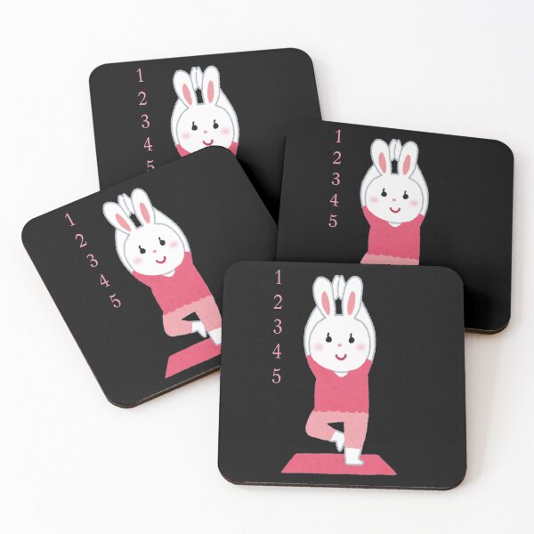 Item preview, bunny yoga  designed and sold by LOLOYILDIZ.
