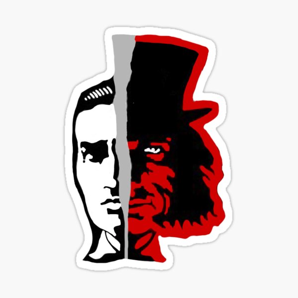 Item preview, Jekyll and Hyde cutout face still designed and sold by lindsaymxb.