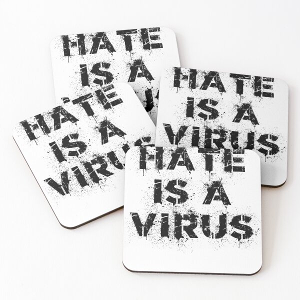 Item preview, Hate Is A Virus designed and sold by IntegrityDesign.