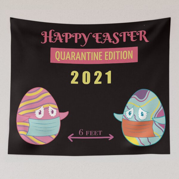 Item preview, Easter Social Distancing - Dyed Eggs designed and sold by Diamantina-ai.
