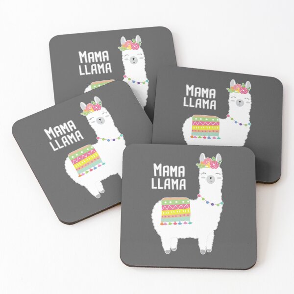 Item preview, Mama LLama Happy Mothers Day Mom Pretty LLama with Flowers designed and sold by Rabbitti.
