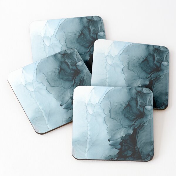 Item preview, Blue Tides Abstract Ocean Flow Painting designed and sold by Elizabeth  Karlson.