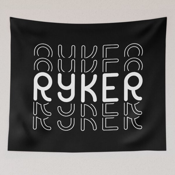 Item preview, Ryker Name in Black and White Style designed and sold by Time-is-Money.