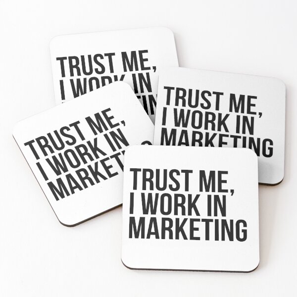 Item preview, Trust me, I work in marketing designed and sold by Toad House Pixels.