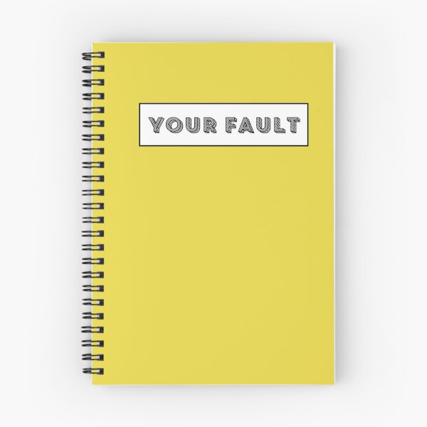 Item preview, It's your fault. designed and sold by popcultutrenerd.