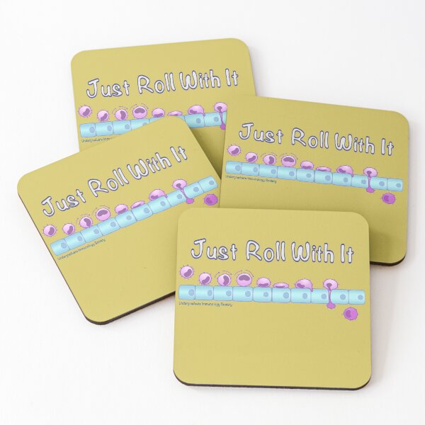 Item preview, Just Roll with It Neutrophils  designed and sold by UISredbubble.