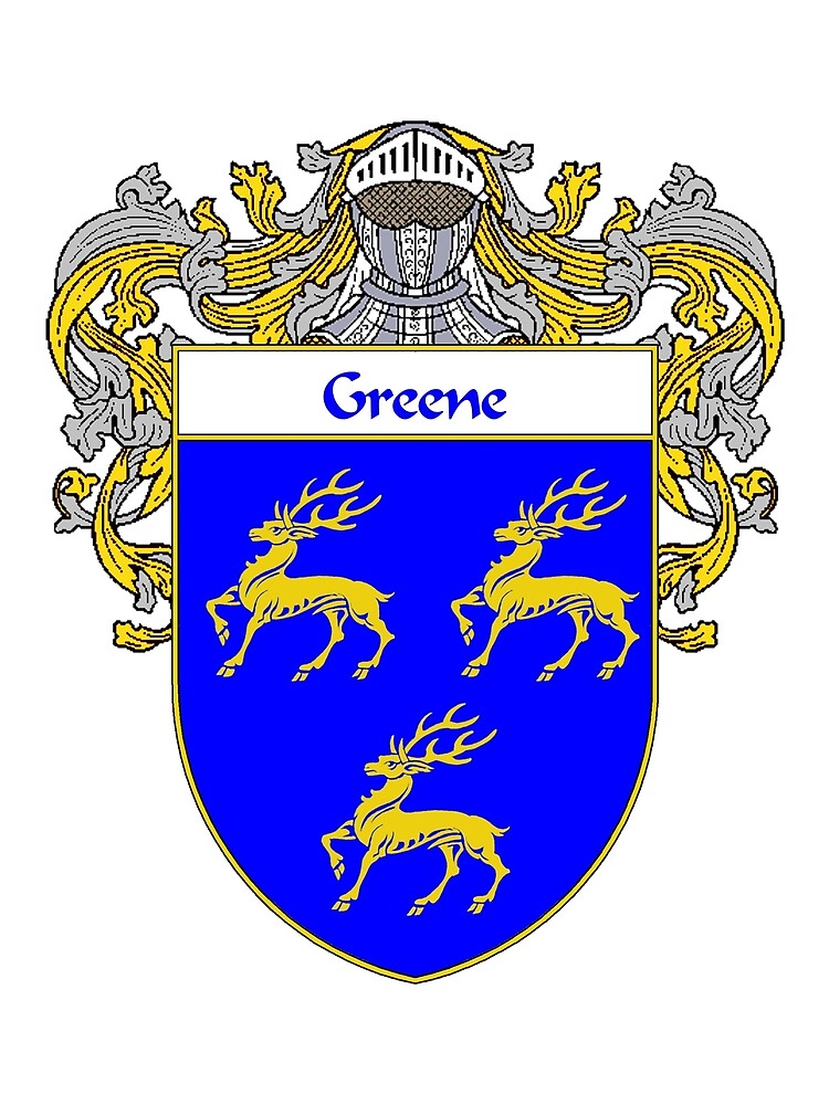 Greene Coat of Arms/Greene Family Crest 8X10 Photo Prints (2 copies), for  Framing