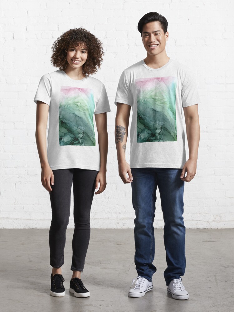 Abstract Botanical Art Spring Plant T-Shirt, Zazzle