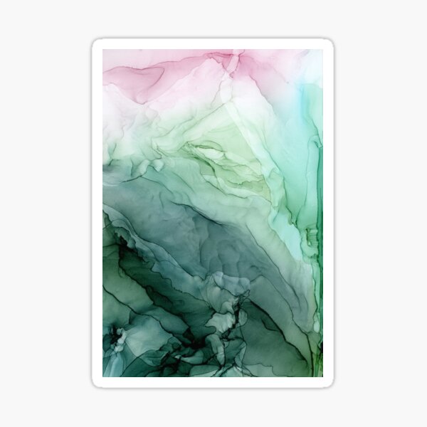 Item preview, Spring Botanicals Abstract Flow Painting designed and sold by Elizabeth  Karlson.