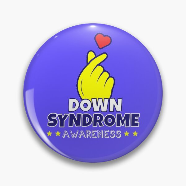 Item preview, World Down Syndrome Awareness Day - Korean Finger Heart designed and sold by yeknow.
